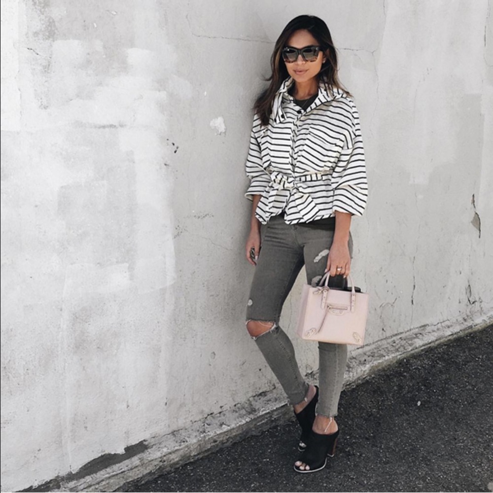 Marissa Webb Kayla stripe anorak XS